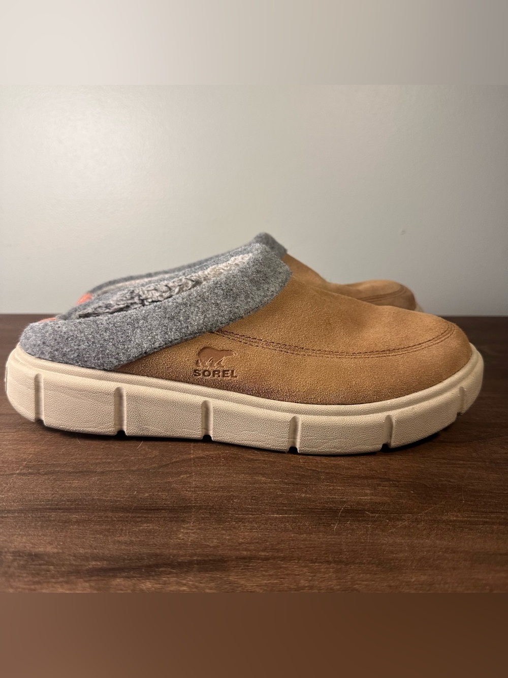 Sorel Explorer III Sip On Mules Slippers Clogs Women’s 11 Fleece Lined
